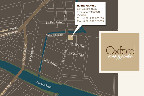 Отель Оксфорд помещает свое местоположение в контекст