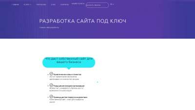 Разработка сайта под ключ в Николаеве